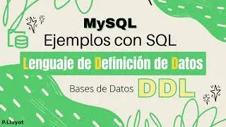 SQL - Ejemplos básicos - Creación base de datos - Lenguaje de definición de datos - DDL - 🔥③BD03