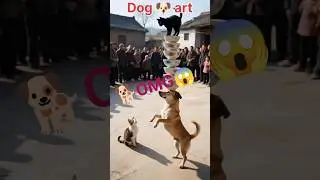 Dog Art 🐕! #short #shorts feed