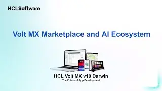Evolving Volt MX marketplace and AI ecosystem - Volt MX v10