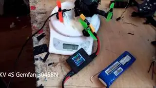 HQ 3030 vs Gemfan 3045BN Prop Thrust Test