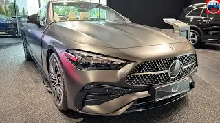 New MERCEDES CLE 300 Cabriolet 4MATIC 2025 - FIRST LOOK & visual REVIEW (luxury DROP-TOP)