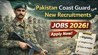 Pakistan Coast Guard Jobs 2026 | مکمل تفصیل |Eligibility, Height, Age, Test, Criteria 