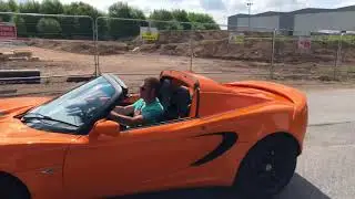 2012 Lotus Elise S with 2bular twin exhaust - start up and drive by sound