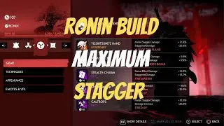 Ronin Maximum Stagger Build (Insane STAGGER & FIRE) | Ghost of Tsushima Legends