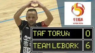 Skrót meczu | TAF Toruń - Team Lębork | 1 Liga Futsalu ⚽