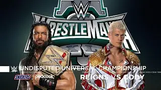 WWE: WrestleMania 40 Roman Reigns vs Cody Rhodes Promo