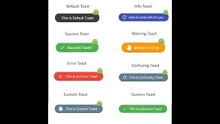 Fancy/Customized Toast in Android | Android Toast | Android tutorial | Java