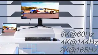 USB C to DisplayPort 4K 144Hz Adapter, compatible with MacBook Pro 2021