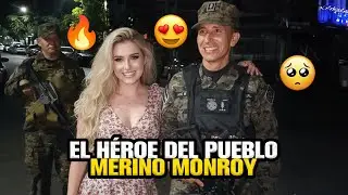 🥺❤️ EL HÉROE DEL PUEBLO Merino Monroy recorre las calles y el pueblo lo aclama 🫶🥺