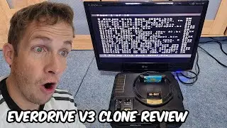 SEGA GENESIS CARTRIDGE v3 MULTI CART 3000+ Everdrive Games Retro Game PAL NTSC Review