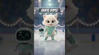 Creamy&rsquo;s Ice Skating Fail 😹⛸️ Cute & Funny Animation