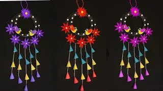 Amazing wall hanging craft ideas | paper crafts | flower making with paper | arpamoy Papercrafts