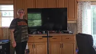 Mobile Rolling TV Stand | Fits 23&ndash;60'' Flat & Curved Screen TVs up to 88lbs