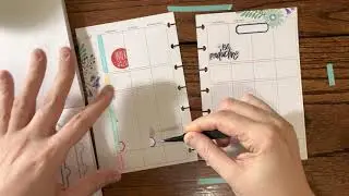 Fitness happy planner mini #thehappyplanner