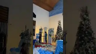 Proses dekorasi Hut gereja,😇 #dekorasigereja #dekorasi #dekor #dekorasielegant #bunga #wedding #fyp