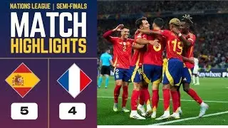 HIGHLIGHT Spain Vs France Semi Final Eufa Nations League | Pro Evolution Football