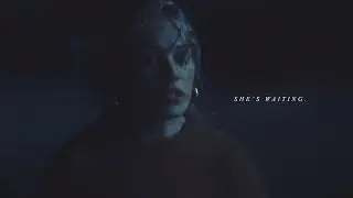 She's waiting.