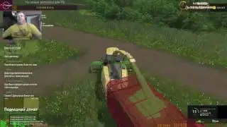 Продолжение играем в   Multiplayer Farming Simulator 15 карта Янова Долина хард кор