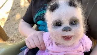 We got a half panda, half human baby!