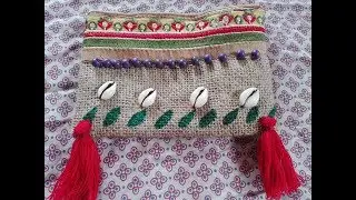 how to make  jute bag at home/jute bag making at home