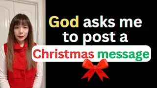 God asks me to post this Christmas message to all. #god #wordofgod #propheticword