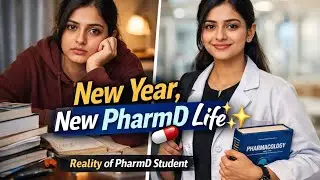 New Year as a PharmD Student | Routine, Goals & Reality 2026 #Arhamapharmd#viral#Newyear#routine