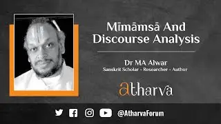 Mimamsa And Discourse Analysis: Dr. M.A. Alwar