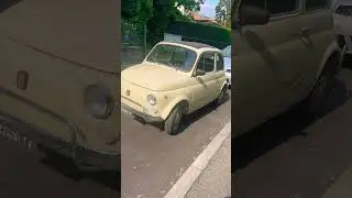 Spotted beautiful 1970s Fiat 500 L: italian most iconic car #fiat #500 #vintage #shorts #500l