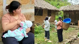 the days when the girl went to harvest vegetables and met a kind person who helped her