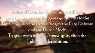 [ENG/GER] Ashes of Creation Apocalypse Release Date Confirmed!