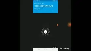 Alcatel incoming call