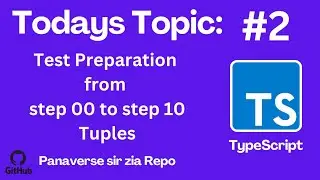 TEST PREPARATION step 00 to 10  | Governor IT Initiative | #Typescript #GIAIC #voyagersha