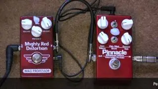 Blind Comparison - Wampler Pinnacle vs Mad Professor Mighty Red Distortion - Pedal Shootout