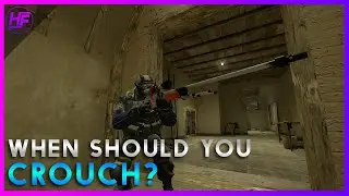 When Should You Crouch? CSGO