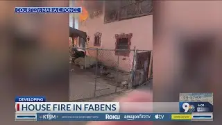 Man rescued from house fire in Fabens