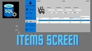 Products Screen in Hardware system Windows Application |LEARNWITHANAS| #viral #channel #programming