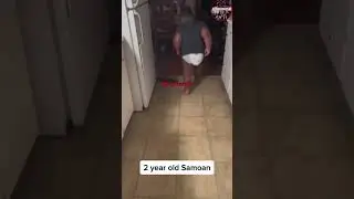 He can&rsquo;t be only 2 years old‼️ 🤯 Have you seen a 2 year old this big before? #shorts #samoa #baby