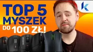 TOP 5 NAJLEPSZYCH MYSZEK NA RYNKU DO 100 ZŁ!!! | 2025