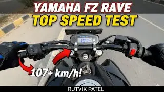 Yamaha FZ Rave Top Speed Test! 😱 Shocking Results?