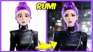 LAS GUERRERAS DEL K-POP versión TIK TOK #32🤯💕Adivina QUIÉN BAILA!🎶LAS GUERRERAS K-POP💜Rumi🔥Zoey💚Jinu