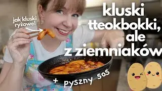 Kluski Z ZIEMNIAKÓW do koreańskich TTEOKBOKKI - niesamowity efekt! wychodzą jak drogie kluski ryżowe