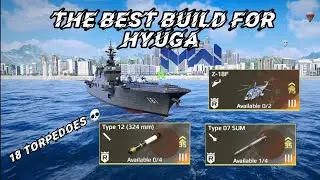JS Hyuga ! The best built for spamming torpedos with 18 torpedoes 💀 !
