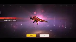 free fire create opening M4A1 EVC GUN 🔫🔥