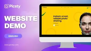 Picsty Website Demo | Instant, Smart & Reliable Photo Sharing