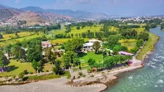 Fishing Hut Chakdara 4k drone view |Dir tourism DOPA |Chakdara fort