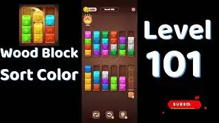 Wood Block Sort Color Level 101 Walkthrough 🧱🎨 | Relaxing Puzzle Game | Go Answer