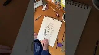 Danielle Panabaker | Drawing Famous Celebrities - Part 7 #shorts #ytshorts