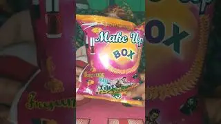 makeup box snacks unboxing free jewellery gift inside #shorts