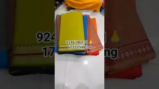 Pure cotton Mangalagiri Running fabrics in chirala dresses 💐💐
