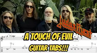 A TOUCH OF EVIL | Judas Priest | Guitar Cover | TAB